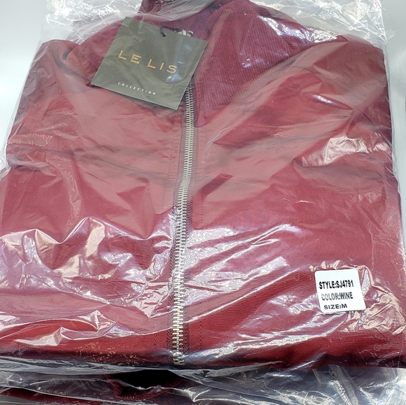 Cropped Bomber Jacket - Le Lis Collection - Picture 12 of 13